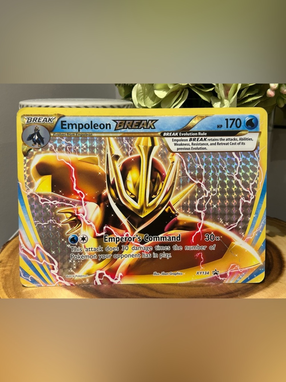 Pokémon Empoleon BREAK 2016 Jumbo card, XY134, Collectible, Fan Favorite